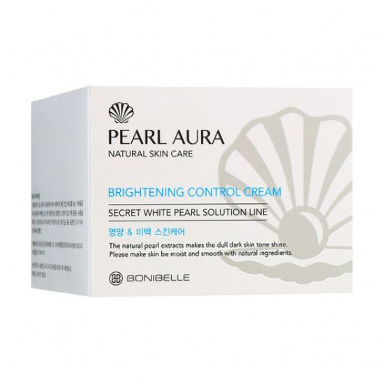 Крем для обличчя Bonibelle Pearl Aura Brightening Control Cream з екстрактом перлів, 80 мл Крем для обличчя Bonibelle Pearl Aura Brightening Control Cream з екстрактом перлів, 80 мл