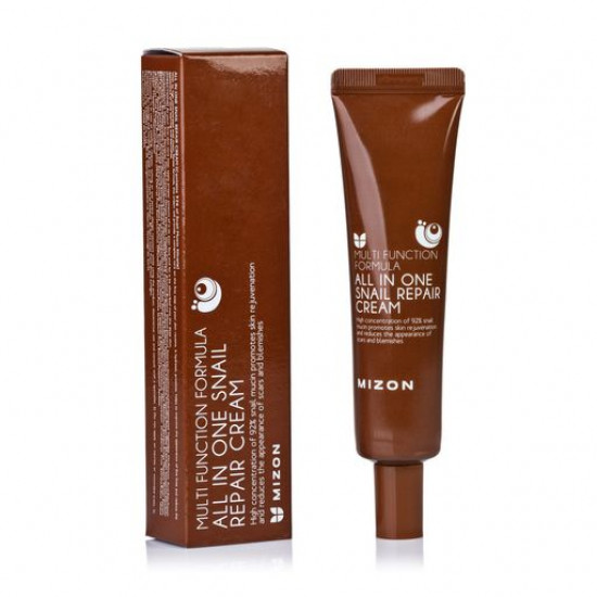 Крем для обличчя Mizon All in One Snail Repair Cream з муцином равлики, 35 мл Крем для обличчя Mizon All in One Snail Repair Cream з муцином равлики, 35 мл