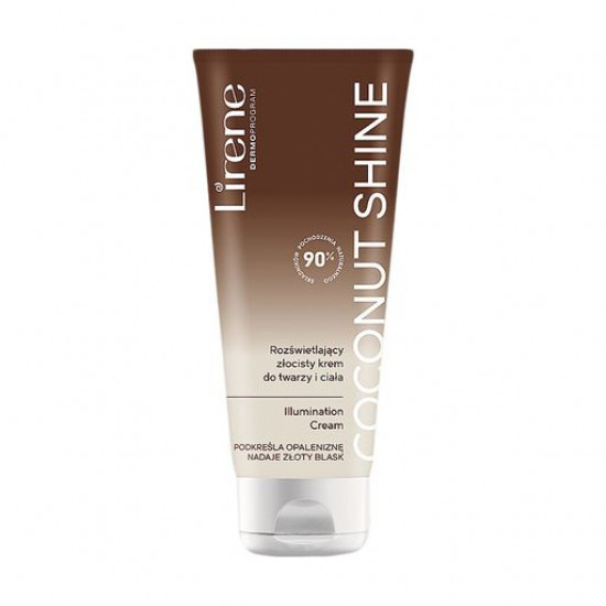 Крем для обличчя та тіла Lirene Coconut Shine Illuminating Face And Body Cream Кокосове сяйво, 150 мл Крем для обличчя та тіла Lirene Coconut Shine Illuminating Face And Body Cream Кокосове сяйво, 150 мл