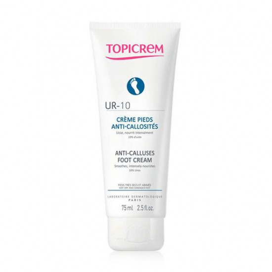 Крем для ног Topicrem UR10 Anti-Calluses Foot Cream от натоптышей и мозолей, 75 мл
Крем для ног Topicrem UR10 Anti-Calluses Foot Cream от натоптышей и мозолей, 75 мл