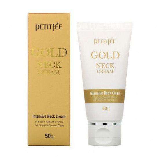 Крем для шиї та декольте Petitfee & Koelf Gold Neck Cream із золотом, 50 г Крем для шиї та декольте Petitfee & Koelf Gold Neck Cream із золотом, 50 г