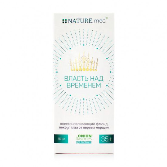 Крем навколо очей NATURE.med від перших зморшок, що відновлює 35+, 15мл Крем навколо очей NATURE.med від перших зморшок, що відновлює 35+, 15мл