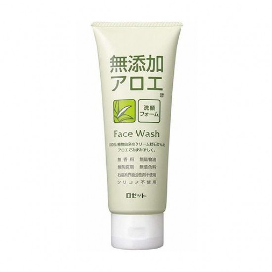 Кремова пінка для вмивання Rosette No-Additive Aloe Face Wash, з екстрактом алое, для сухої та чутливої шкіри, 140 г Кремова пінка для вмивання Rosette No-Additive Aloe Face Wash, з екстрактом алое, для сухої та чутливої шкіри, 140 г