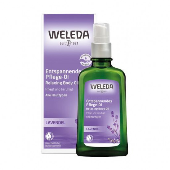 The lavender weakening oil for a body of Weleda Lavender Relaxing Body Oil, 100 ml The lavender weakening oil for a body of Weleda Lavender Relaxing Body Oil, 100 ml
