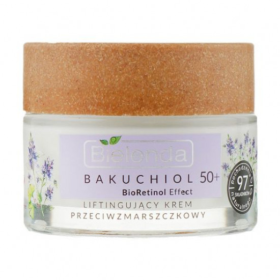 Ліфтинг-крем для обличчя Bielenda Bakuchiol BioRetinol Lifting Cream, 50 мл Ліфтинг-крем для обличчя Bielenda Bakuchiol BioRetinol Lifting Cream, 50 мл