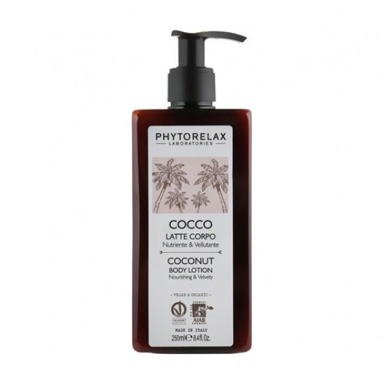 Phytorelax Laboratories Coconut Body Lotion body lotion of Pitaniye and mitigation, 250 ml Phytorelax Laboratories Coconut Body Lotion body lotion of Pitaniye and mitigation, 250 ml