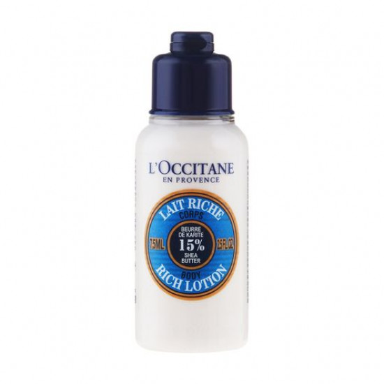 Body lotion with L'Occitane Shea Butter Body Rich Lotion shea butter, 75 ml Body lotion with L'Occitane Shea Butter Body Rich Lotion shea butter, 75 ml