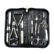 Manicure SPL set Black crocodile, 10 objects, (77302AI) Manicure SPL set Black crocodile, 10 objects, (77302AI)