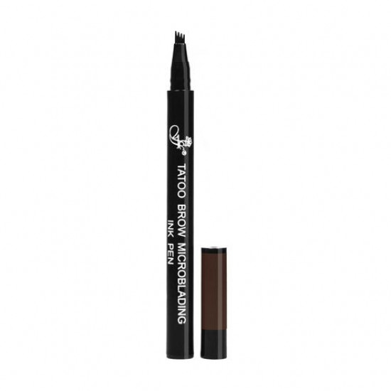 Маркер для брів FFleur Tatoo Brow Microblading Ink Pen BR-143 Dark Brown з ефектом мікроблейдингу, 0.08 г Маркер для брів FFleur Tatoo Brow Microblading Ink Pen BR-143 Dark Brown з ефектом мікроблейдингу, 0.08 г