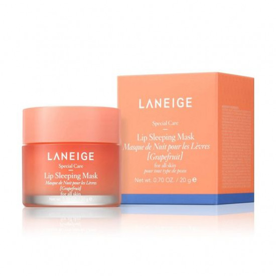 Musk for lips of Laneige Lip Sleeping Mask GrapeFruit with aroma of grapefruit, 20 ml Musk for lips of Laneige Lip Sleeping Mask GrapeFruit with aroma of grapefruit, 20 ml