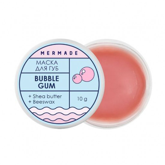 Маска для губ Mermade Bubble Gum, 10 г Маска для губ Mermade Bubble Gum, 10 г