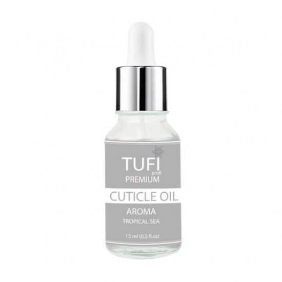 Олія для кутикули Tufi Profi Premium Aroma Тропічне море, 15 мл Олія для кутикули Tufi Profi Premium Aroma Тропічне море, 15 мл