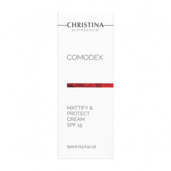 Матуючий захисний крем для обличчя Christina Comodex-Mattify & Protect Cream SPF 15, 75 мл Матуючий захисний крем для обличчя Christina Comodex-Mattify & Protect Cream SPF 15, 75 мл
