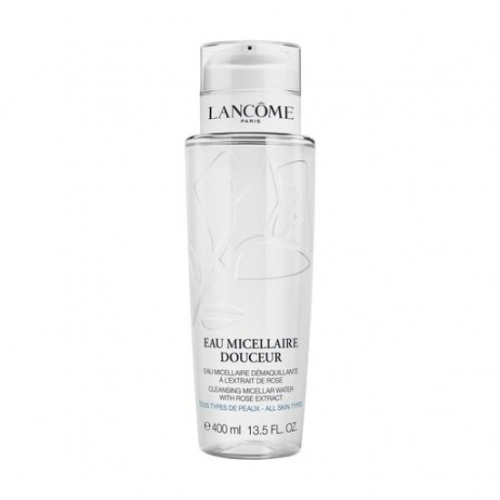 Міцелярна очищувальна вода для обличчя Lancome Eau Micellaire Douceur з ароматом троянди, 400 мл Міцелярна очищувальна вода для обличчя Lancome Eau Micellaire Douceur з ароматом троянди, 400 мл