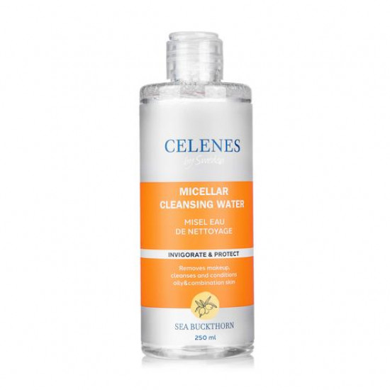 Мицеллярная вода Celenes Sea Buckthorn Micellar Cleansing Water с облепихой, для жирной и комбинированной кожи, 250 мл
Мицеллярная вода Celenes Sea Buckthorn Micellar Cleansing Water с облепихой, для жирной и комбинированной кожи, 250 мл