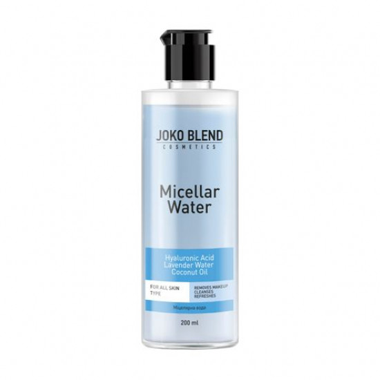 Мицеллярная вода Joko Blend с гиалуроновой кислотой, 200 мл
Мицеллярная вода Joko Blend с гиалуроновой кислотой, 200 мл