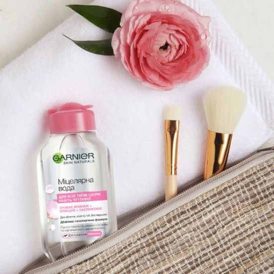 Micellar water for clarification of the face, eyes and lips of Garnier Skin Naturals, 100 ml Micellar water for clarification of the face, eyes and lips of Garnier Skin Naturals, 100 ml