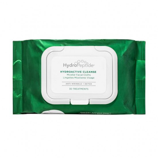 Мицеллярные салфетки для лица HydroPeptide HydroActive Cleanse Packet, 30 шт
Мицеллярные салфетки для лица HydroPeptide HydroActive Cleanse Packet, 30 шт