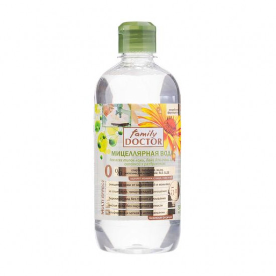 Micellar FAMILY DOCTOR water all-type skin, 500 ml Micellar FAMILY DOCTOR water all-type skin, 500 ml