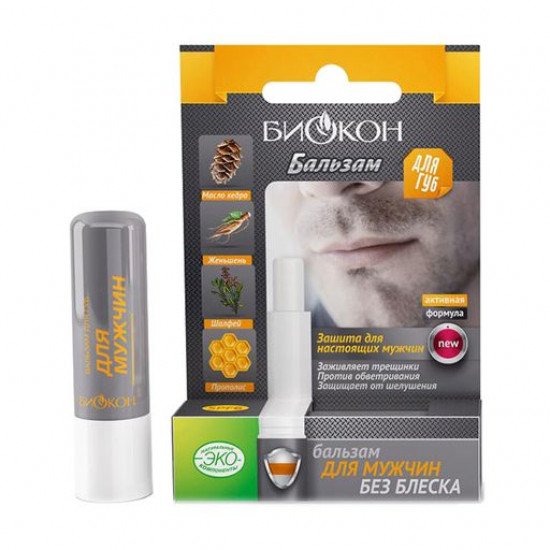 Men's balm for Bays B_okon, 4.6 g Men's balm for Bays B_okon, 4.6 g