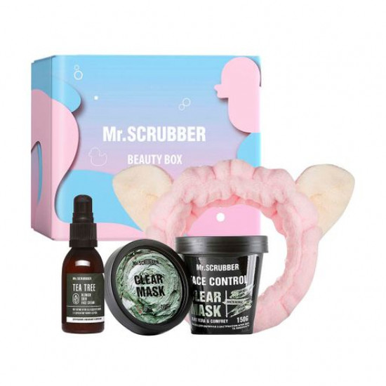 Набор Mr.Scrubber Even Complexion & Clear (маска для лица, 150 г + крем для лица, 55 мл + повязка для волос)
Набор Mr.Scrubber Even Complexion & Clear (маска для лица, 150 г + крем для лица, 55 мл + повязка для волос)