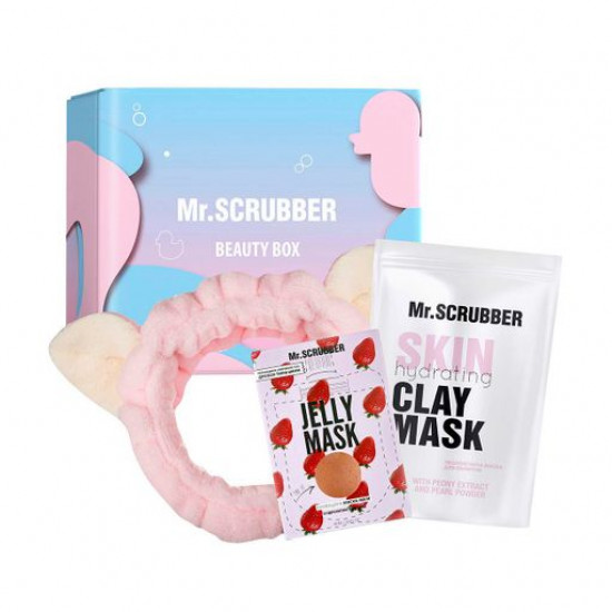 Набор Mr.Scrubber Strawberry Care (маска для лица, 100 г + гелевая маска для лица, 60 мл + повязка для волос)
Набор Mr.Scrubber Strawberry Care (маска для лица, 100 г + гелевая маска для лица, 60 мл + повязка для волос)