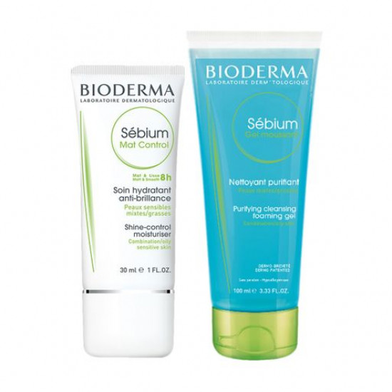 Set for the person Sebium Bioderma (cream, 30 ml + the cleaning gel, 100 ml) Set for the person Sebium Bioderma (cream, 30 ml + the cleaning gel, 100 ml)