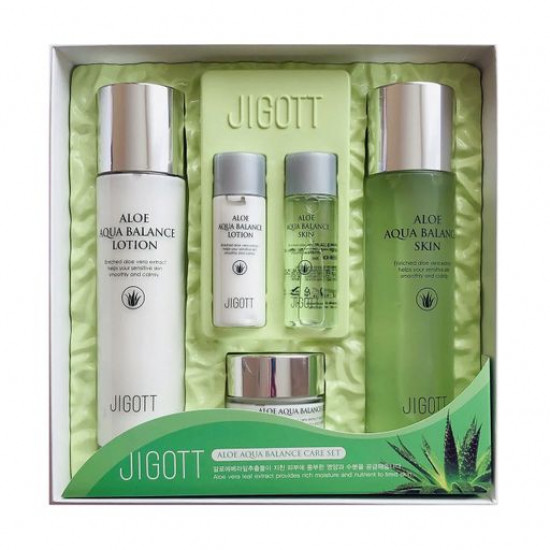 Набор для лица Jigott Aloe Aqua Balance Skin Care (тонер, 150 мл + лосьон, 150 мл + крем для лица, 50 мл + тонер, 30 мл + лосьон, 30 мл)
Набор для лица Jigott Aloe Aqua Balance Skin Care (тонер, 150 мл + лосьон, 150 мл + крем для лица, 50 мл + тонер, 30 мл + лосьон, 30 мл)