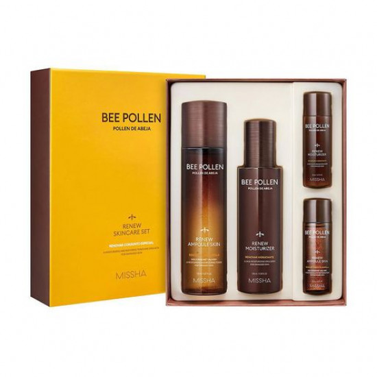 Набор для лица Missha Bee Pollen Renew Skincare Set (тонер, эмульсия)
Набор для лица Missha Bee Pollen Renew Skincare Set (тонер, эмульсия)