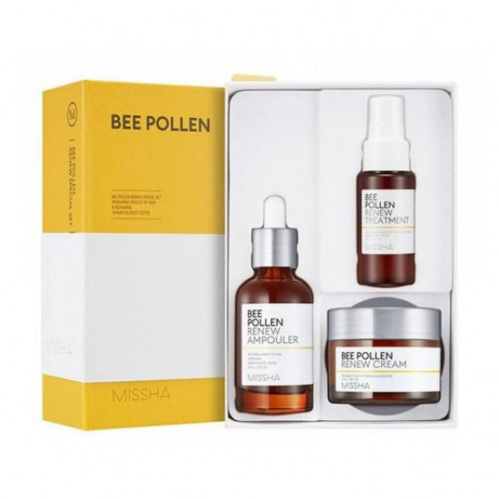 Набор для лица Missha Bee Pollen Renew Special Set (сыворотка, 40 мл + крем, 50 мл + тонер, 30 мл)
Набор для лица Missha Bee Pollen Renew Special Set (сыворотка, 40 мл + крем, 50 мл + тонер, 30 мл)