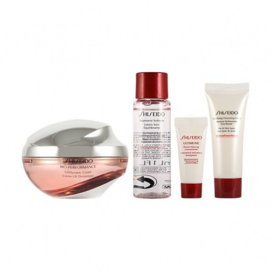 Набор для лица Shiseido Bio Performance LiftDynamic женский (крем, 50 мл + пенка, 15 мл + софтнер, 30 мл + концентрат, 5 мл)
Набор для лица Shiseido Bio Performance LiftDynamic женский (крем, 50 мл + пенка, 15 мл + софтнер, 30 мл + концентрат, 5 мл)
