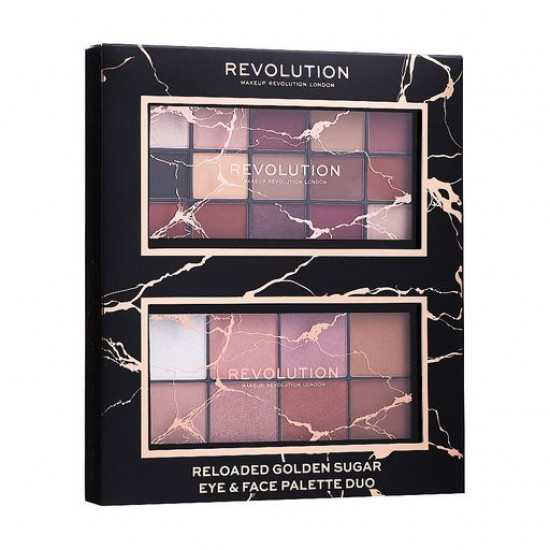 Набор для макияжа Makeup Revolution Reloaded Golden Sugar Eye & Face Palette Duo (палетка теней, 16.5 г + палетка для лица, 16 г)
Набор для макияжа Makeup Revolution Reloaded Golden Sugar Eye & Face Palette Duo (палетка теней, 16.5 г + палетка для лица, 16 г)