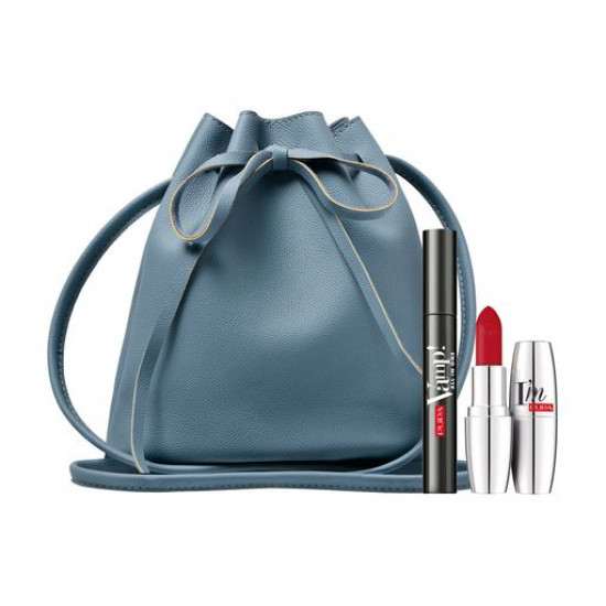 Set for Pupa make-up (the Vamp mascara! All In One 101 Extra Black, 9 ml + lipstick for lips of I'm 303 Flamboyant Orange, 3.5 g + a handbag) Set for Pupa make-up (the Vamp mascara! All In One 101 Extra Black, 9 ml + lipstick for lips of I'm 303 Flamboyant Orange, 3.5 g + a handbag)