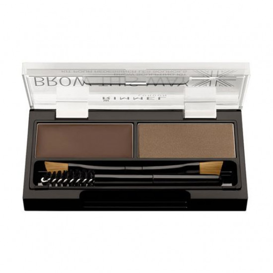 Набор для моделирования бровей Rimmel Brow This Way 002 Medium Brown
Набор для моделирования бровей Rimmel Brow This Way 002 Medium Brown