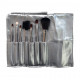 A set of brushes for a make-up of Avenir Cosmetics of silver, 7 pieces A set of brushes for a make-up of Avenir Cosmetics of silver, 7 pieces