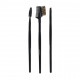 A set of brushes for a make-up of eyebrows of Parisa Cosmetics P-101, 3 pieces A set of brushes for a make-up of eyebrows of Parisa Cosmetics P-101, 3 pieces
