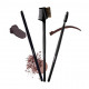 A set of brushes for a make-up of eyebrows of Parisa Cosmetics P-101, 3 pieces A set of brushes for a make-up of eyebrows of Parisa Cosmetics P-101, 3 pieces