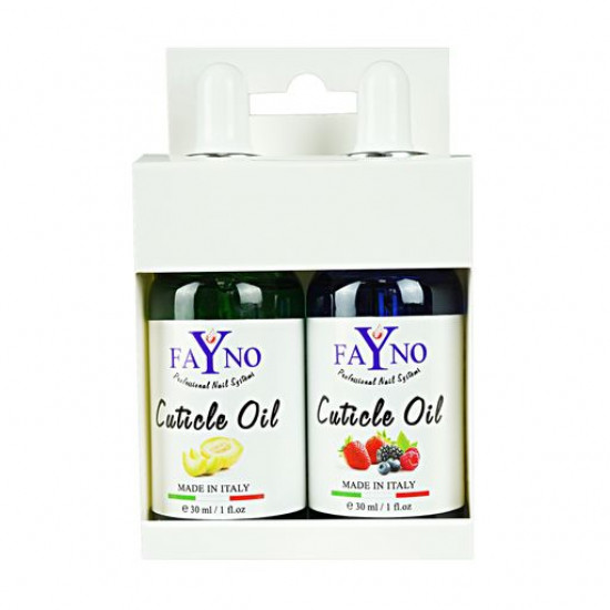 Набір масел для кутикули Fayno Cuticle Oil 1 (диня + ягідний мікс), 2*30 мл Набір масел для кутикули Fayno Cuticle Oil 1 (диня + ягідний мікс), 2*30 мл