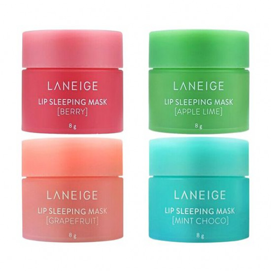 Набор ночных масок для губ Laneige Lip Sleeping Mask Mini Kit, 4*8 г
Набор ночных масок для губ Laneige Lip Sleeping Mask Mini Kit, 4*8 г