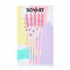 A set of brushes for eyebrows and eyelashes of Sovart, 5 pieces A set of brushes for eyebrows and eyelashes of Sovart, 5 pieces