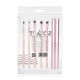A set of brushes for a make-up of eyes of Sovart, 5 pieces A set of brushes for a make-up of eyes of Sovart, 5 pieces