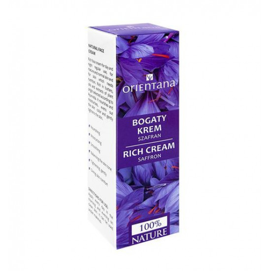 Насыщенный крем для лица Orientana Rich Saffron Cream с шафраном, 30 г
Насыщенный крем для лица Orientana Rich Saffron Cream с шафраном, 30 г