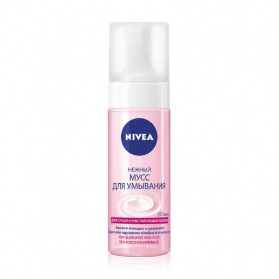 Нежный мусс-пенка для лица NIVEA для умывания для сухой и чувствительной кожи, 150 мл
Нежный мусс-пенка для лица NIVEA для умывания для сухой и чувствительной кожи, 150 мл