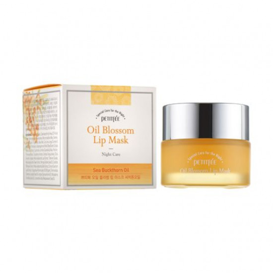 Ночная маска для губ Petitfee & Koelf Oil Blossom Lip Mask с витамином Е и маслом облепихи, 15 г
Ночная маска для губ Petitfee & Koelf Oil Blossom Lip Mask с витамином Е и маслом облепихи, 15 г