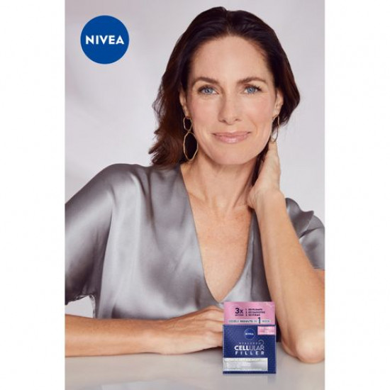 Нічний крем для обличчя Nivea Hyaluron Cellular Filler антивіковий проти зморшок, 50 мл Нічний крем для обличчя Nivea Hyaluron Cellular Filler антивіковий проти зморшок, 50 мл