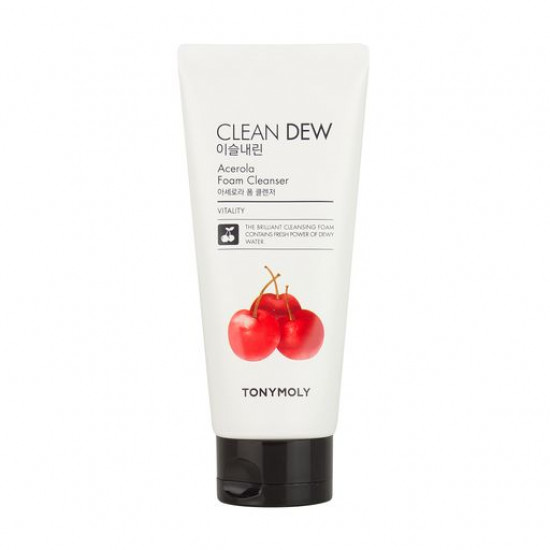 Очищающая пенка для умывания Tony Moly Clean Dew Acerola Foam Cleanser Ацерола, 180 мл
Очищающая пенка для умывания Tony Moly Clean Dew Acerola Foam Cleanser Ацерола, 180 мл