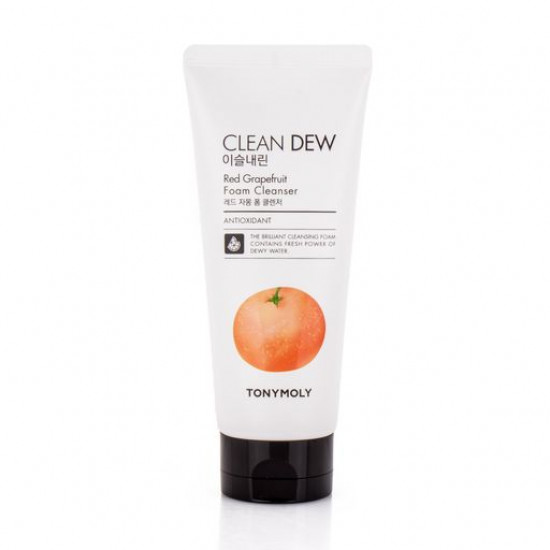 Cleansing foam for washing of Tony Moly Clean Dew Red Grapefruit Foam Cleanser with grapefruit, 180 ml Cleansing foam for washing of Tony Moly Clean Dew Red Grapefruit Foam Cleanser with grapefruit, 180 ml
