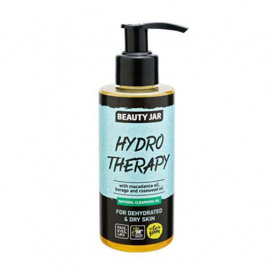 Очищувальна олія для обличчя Beauty Jar Natural Cleansing Oil Hydro Therapy для зневодненої шкіри, 150 мл Очищувальна олія для обличчя Beauty Jar Natural Cleansing Oil Hydro Therapy для зневодненої шкіри, 150 мл