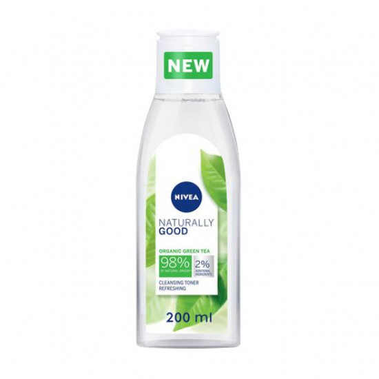 Очищающий тоник для лица Nivea Naturally Good с органическим зеленым чаем, 200 мл
Очищающий тоник для лица Nivea Naturally Good с органическим зеленым чаем, 200 мл