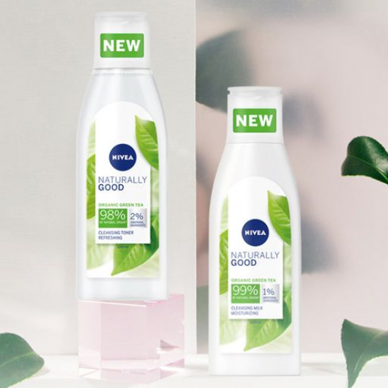 Очищающий тоник для лица Nivea Naturally Good с органическим зеленым чаем, 200 мл
Очищающий тоник для лица Nivea Naturally Good с органическим зеленым чаем, 200 мл